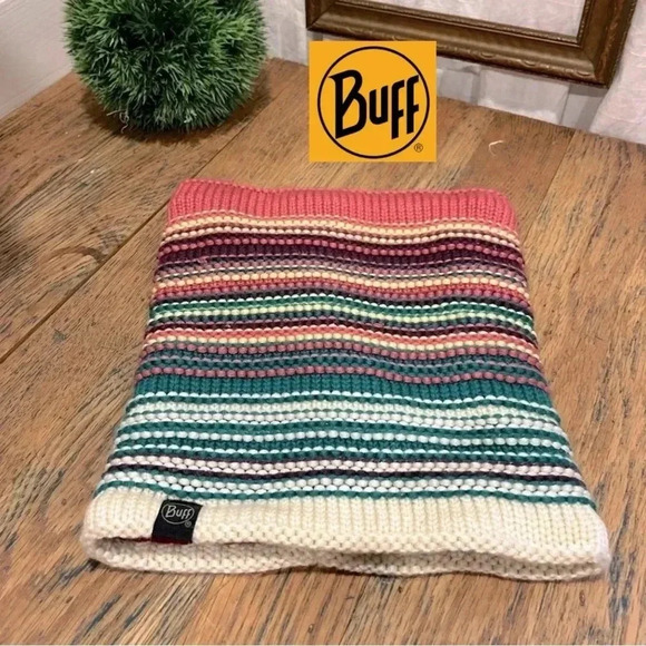Buff Accessories - 🧶BUFF Winter neck warmer O/S knitted &  fleece multicolour.